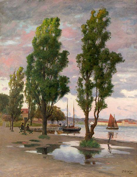 Johan Ericson Parken i Marstrand china oil painting image